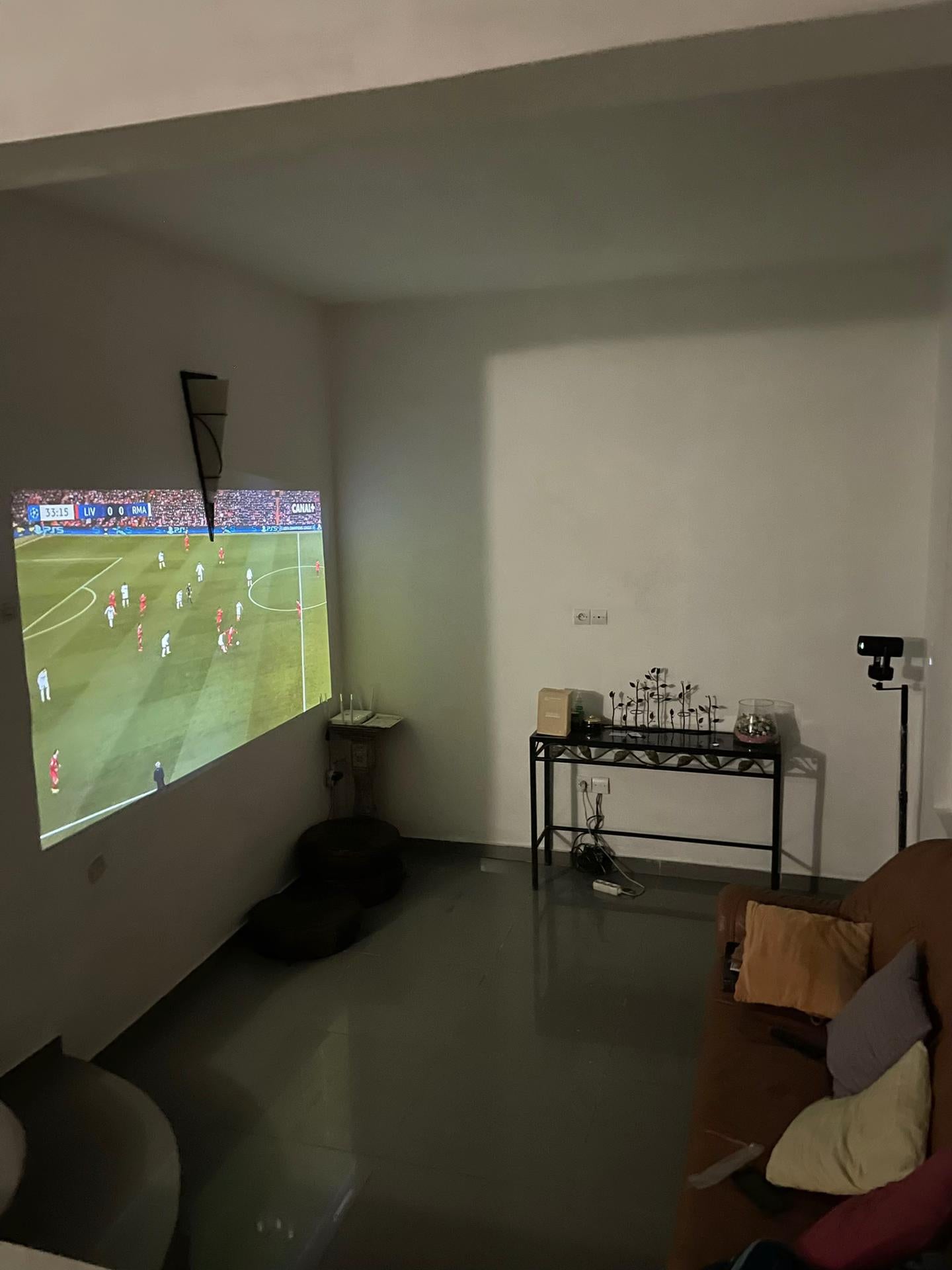 Even during the day, it feels better than a TV.